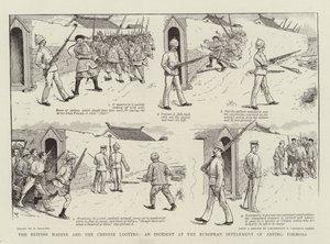 The British Marine and the Chinese Looters, an Incident at the European Settlement of Anping, Formosa